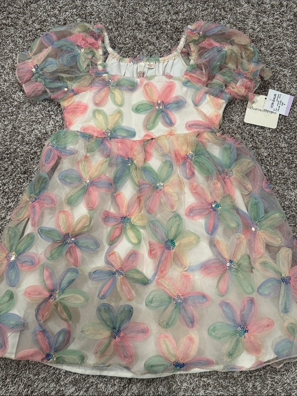 Charming Pastel Floral Party Dress for Girls by Charming Charlie